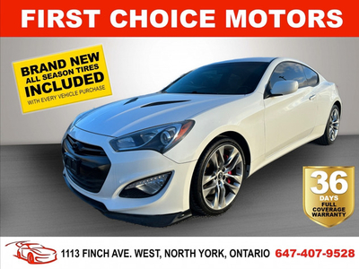 2013 HYUNDAI GENESIS COUPE R-SPEC ~MANUAL, FULLY CERTIFIED WITH