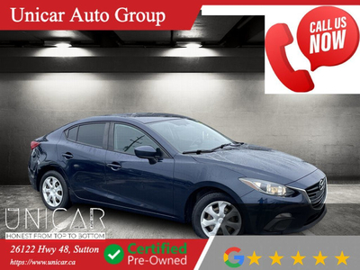 2015 Mazda MAZDA3 No-Accidents LOW KMS GX Bluetooth Power Group