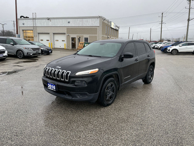 2016 Jeep Cherokee Sport 4x4 V6, heated seats and remote starter