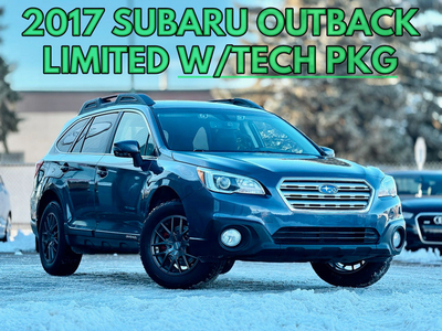 2017 Subaru Outback 2.5i LIMITED AWD/ONE OWNER/ACCIDENT FREE/CER