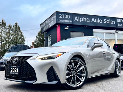 2021 Lexus IS IS 300 F-SPORT AWD |RED INTERIOR|