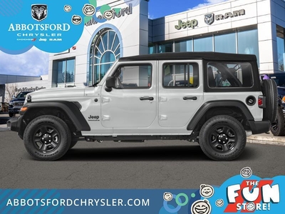 New 2024 Jeep Wrangler Sahara - Heated Seats - Remote Start - $243.49 /Wk for Sale in Abbotsford, British Columbia