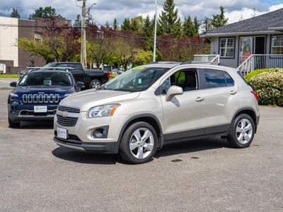 Used 2014 Chevrolet Trax AWD LTZ, Leather, Sunroof, Backup Cam, Loaded! for Sale in Surrey, British Columbia