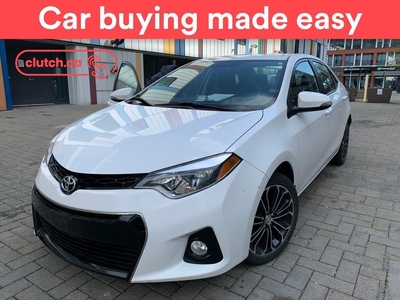 Used 2016 Toyota Corolla S Upgrade w/ Rearview Cam, Bluetooth, A/C for Sale in Toronto, Ontario