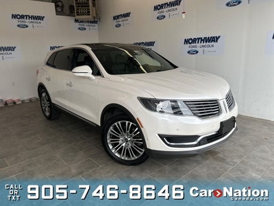 Used 2017 Lincoln MKX RESERVE TECH PKG AWD LEATHER PANO ROOF NAV for Sale in Brantford, Ontario