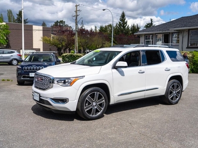 Used 2018 GMC Acadia AWD Denali, Only 41,000 km's, Leather, Sunroof, Navigation, Loaded! for Sale in Surrey, British Columbia