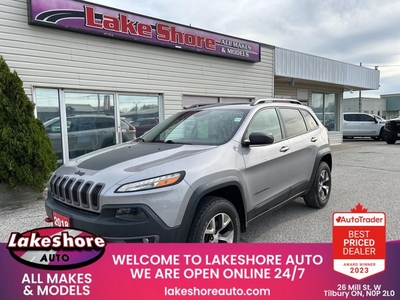 Used 2018 Jeep Cherokee Trailhawk Leather Plus for Sale in Tilbury, Ontario