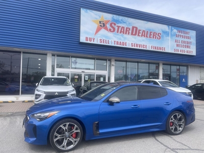 Used 2018 Kia Stinger GT NAV LEATHER SUNROOF! WE FINANCE ALL CREDIT! for Sale in London, Ontario