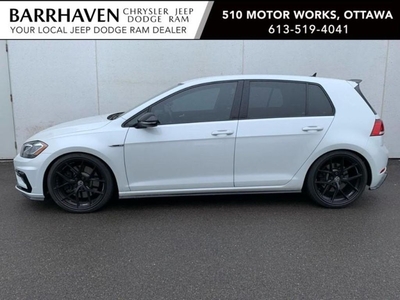 Used 2018 Volkswagen Golf R DSG AWD Leather Navi Low KM's for Sale in Ottawa, Ontario