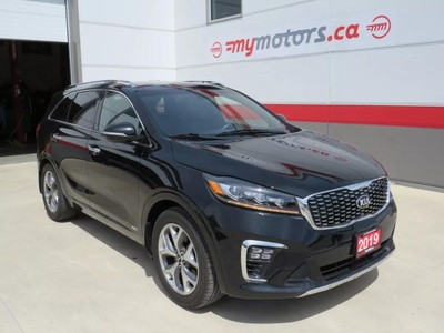 Used 2019 Kia Sorento SX (**V6**ALLOY WHEELS**AWD**FOG LIGHTS**LEATHER** POWER DRIVERS/PASSENGERS SEAT** BLIND SPOT MONITORING**NAVIGATION** PUSH BUTTON START**PANORAMIC SUNROOF**MEMORY DRIVERS SEAT**POWER HATCH**AUTO HEADLIGHTS**BACKUP CAMERA**HEATED/VENTILATED SEATS**HEATED for Sale in Tillsonburg, Ontario