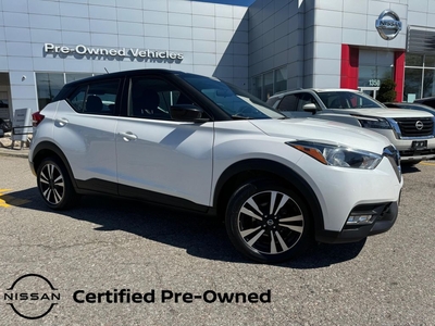 Used 2019 Nissan Kicks SV ONE OWNER WELL MAINTAINED TRADE. WINDOWS,LOCKS,AIR,FORWARD COLLISION WARNING,LANE DEPARTURE WARNING,APPLECARPLAY/ANDROID AUTO ETRC. CLEAN CARFAX! for Sale in Toronto, Ontario