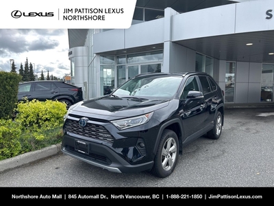 Used 2020 Toyota RAV4 Hybrid Limited / LIMITED, NO ACCIDENTS, ONE OWNER, LOCAL for Sale in North Vancouver, British Columbia