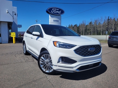 Used 2021 Ford Edge TITANIUM AWD W/ ELITE PACKAGE EXT. WARRANTY for Sale in Port Hawkesbury, Nova Scotia