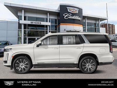 New 2024 Cadillac Escalade Luxury IN STOCK- 2024 ESCALADE LUXURY, 6.2V8, CRYSTAL WHITE TRICOAT for Sale in Ottawa, Ontario