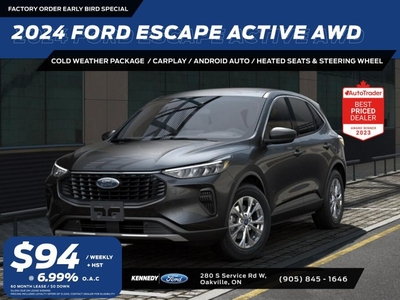 New 2024 Ford Escape Active for Sale in Oakville, Ontario