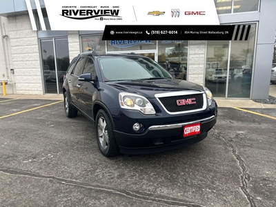 Used 2012 GMC Acadia SLT LEATHER HEATED SEATS BOSE SPEAKERS DUAL PANEL SUNROOF REMOTE START for Sale in Wallaceburg, Ontario