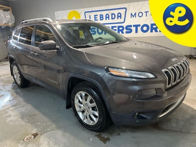 Used 2014 Jeep Cherokee Limited 4WD * Navigation * Power Panoramic Sunroof * Leather * Emergency Braking Assist * Heated Mirrors * Voice Command * Roof Side Rails * Remote Ke for Sale in Cambridge, Ontario