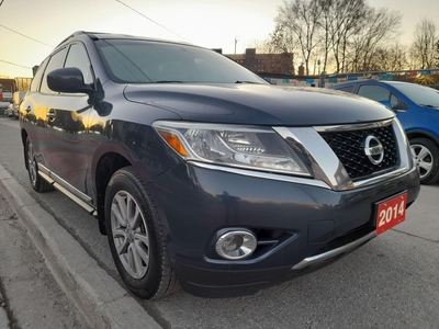 Used 2014 Nissan Pathfinder SL-4X4-7 SEATS-LEATHER-BLUETOOTH-AUX-ALLOY for Sale in Scarborough, Ontario