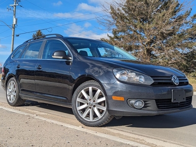 Used 2014 Volkswagen Golf Wagon TDI DSG Highline CERTIFIED FINANCING AVAILABLE for Sale in Paris, Ontario