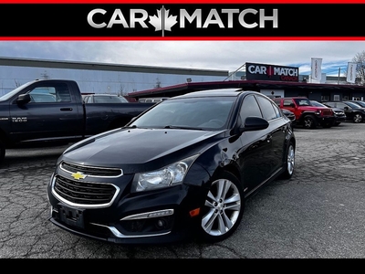Used 2015 Chevrolet Cruze 2LT / MANUAL / HEATED SEATS / YOU SAFETY YOU SAVE for Sale in Cambridge, Ontario
