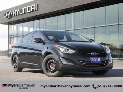 Used 2015 Hyundai Elantra LIMITED - Sunroof - Navigation - $123 B/W for Sale in Nepean, Ontario
