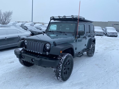 Used 2015 Jeep Wrangler UNLIMITED SPORT WILLY WHEELER PACKAGE $0 DOWN for Sale in Calgary, Alberta