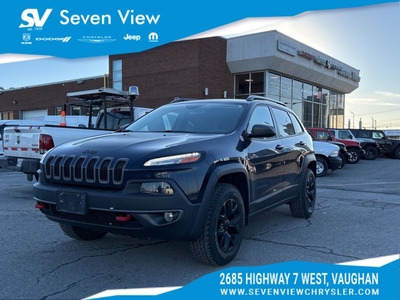 Used 2016 Jeep Cherokee 4WD 4dr Trailhawk NAVI/LEATHER/COLD WEATHER PACK for Sale in Concord, Ontario
