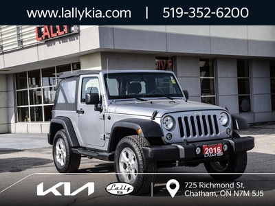 Used 2016 Jeep Wrangler SPORT for Sale in Chatham, Ontario