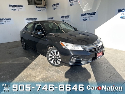 Used 2017 Honda Accord Hybrid TOURING HYBRID LEATHER SUNROOF NAVIGATION for Sale in Brantford, Ontario