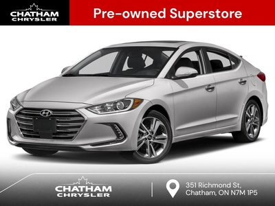 Used 2017 Hyundai Elantra Limited LIMITED SUNROOF NAV BLIND SPOT MONITOR HEATED SEAT for Sale in Chatham, Ontario