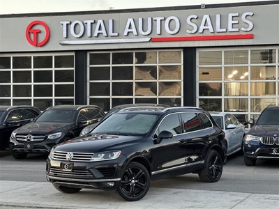 Used 2017 Volkswagen Touareg WOLFSBURG EDITION NAVI PANO NO ACCIDENTS for Sale in North York, Ontario