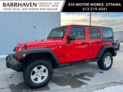 Used 2018 Jeep Wrangler JK Unlimited Sport S 4x4 for Sale in Ottawa, Ontario