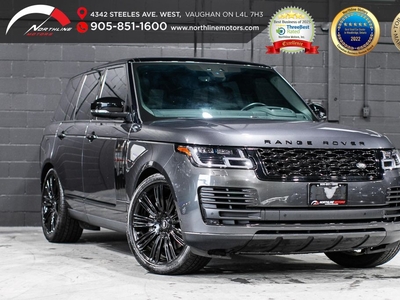Used 2018 Land Rover Range Rover Supercharged/HUD/MERIDIAN/PANO/22 IN RIMS/CAM/NAV for Sale in Vaughan, Ontario