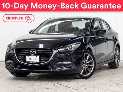 Used 2018 Mazda MAZDA3 GT Premium w/ Backup Cam, Bluetooth, Nav for Sale in Toronto, Ontario