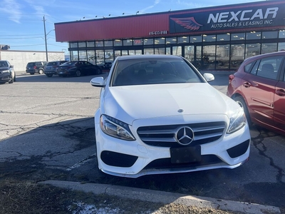Used 2018 Mercedes-Benz C-Class C 300 AMG PKG 4MATIC PANO/ROOF NAVI B/SPOT CAMERA for Sale in North York, Ontario