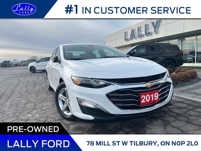 Used 2019 Chevrolet Malibu 1LS LS, Auto, Super Clean!! for Sale in Tilbury, Ontario
