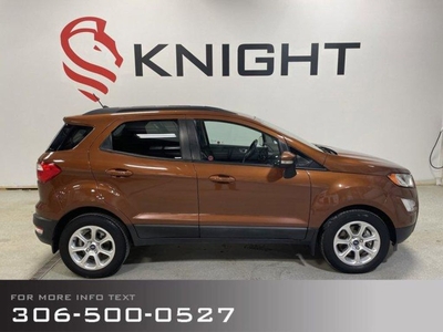 Used 2019 Ford EcoSport SE with Convenience and Interior Protection Pkgs for Sale in Moose Jaw, Saskatchewan