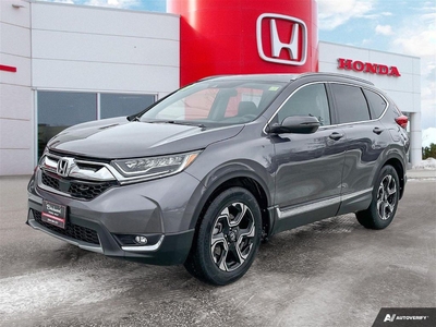 Used 2019 Honda CR-V Touring Lease Return One Owner Local Low KM's for Sale in Winnipeg, Manitoba