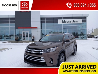 Used 2019 Toyota Highlander Limited LOCAL TRADE FULLY EQUIPPED LIMITED EDITION for Sale in Moose Jaw, Saskatchewan