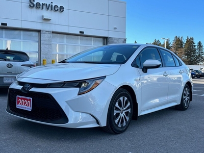 Used 2020 Toyota Corolla Hybrid HYBRID-PREMIUM-LEATHER+POWER SEAT! for Sale in Cobourg, Ontario