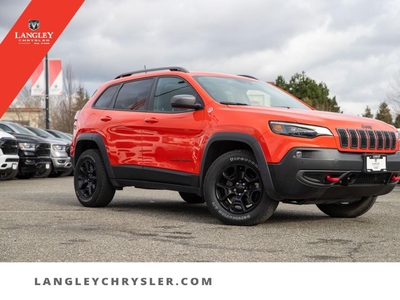 Used 2021 Jeep Cherokee Trailhawk Loaded with Options Locally Driven for Sale in Surrey, British Columbia