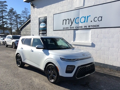 Used 2021 Kia Soul EX+ SUNROOF. BACKUP CAM. HEATED SEATS. PWR SEAT. CARPLAY, BLIND SPOT MONITOR. LANE ASSIST. BLUETOOTH. PW for Sale in Kingston, Ontario