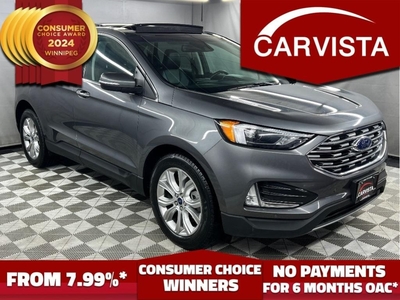 Used 2022 Ford Edge Titanium AWD - NO ACCIDENTS/FACTORY WARRANTY - for Sale in Winnipeg, Manitoba