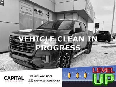 Used 2022 GMC Canyon Crew Cab 4WD AT4 w/Leather * NAVIGATION * WIRELESS CHARGER * for Sale in Edmonton, Alberta
