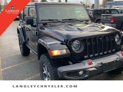 Used 2022 Jeep Wrangler Unlimited Rubicon Low KM Leather Single Owner for Sale in Surrey, British Columbia