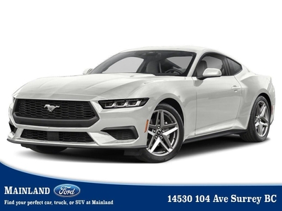 New 2024 Ford Mustang EcoBoost 100A AUTO, SYNC 4, FORDPASS CONNECT, REAR CAMERA for Sale in Surrey, British Columbia
