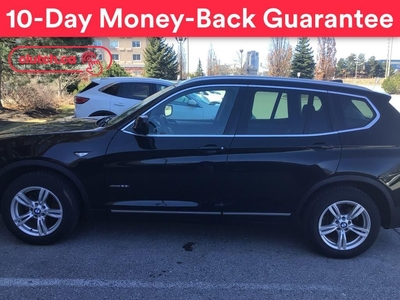 Used 2014 BMW X3 xDrive28i AWD w/ 360 View Cam, Bluetooth, Dual Zone A/C for Sale in Toronto, Ontario