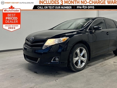 Used 2015 Toyota Venza XLE Black Leather Moonroof Local Trade-In for Sale in Winnipeg, Manitoba