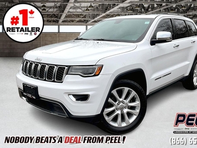 Used 2017 Jeep Grand Cherokee Limited PanoRoof Vented Leather Alpine 4X4 for Sale in Mississauga, Ontario