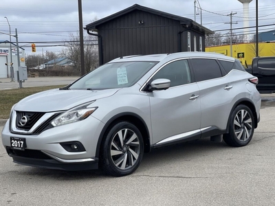 Used 2017 Nissan Murano Platinum AWD for Sale in Gananoque, Ontario
